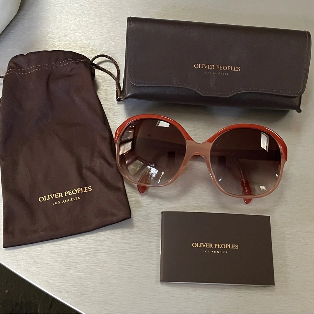 Oliver Peoples Round oversized sunglasses